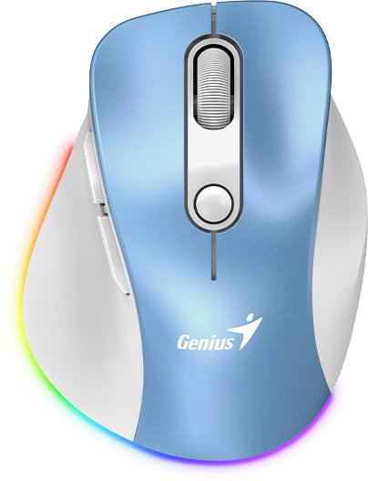 

Мышь Genius Ergo 9000S Pro (голубой)