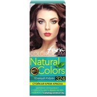 Крем-краска Fara Natural Colors 324 темный рубин 50 мл
