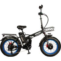 Электровелосипед Minako F10 Dual (синий)