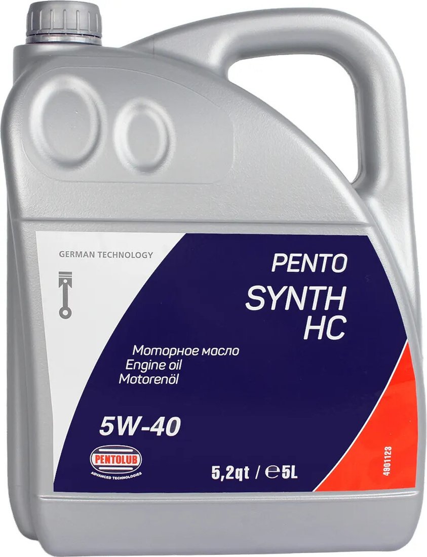 Моторное масло Pentolub Pentosynth HC 5W-40 5л
