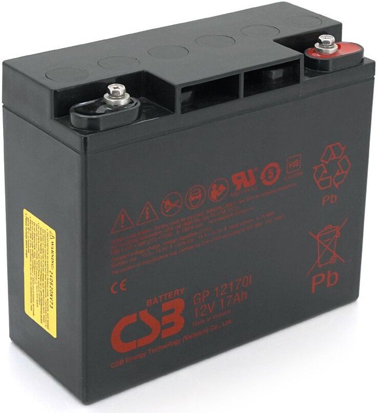 Аккумулятор для ИБП CSB Battery GP12170I (12В/17 А·ч)