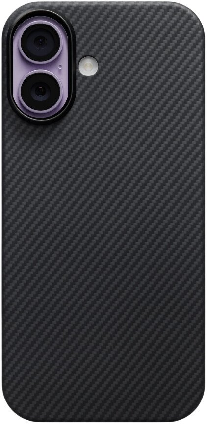 

Чехол для телефона Pitaka Ultra-Slim для iPhone 17 (600D Black/Grey Twill)