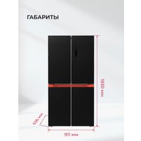 Четырёхдверный холодильник LEX LCD505BlOrID