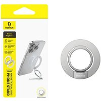 Подставка Baseus MagPro 3 Magnetic Dual-Ring Phone Stand (серебристый)