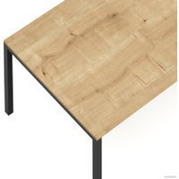 Стол Crafto Рон Лофт 05 138x70x75 (черный/дуб)