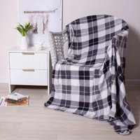 Плед Casa Conforte London 130x170 6154465 (черный)