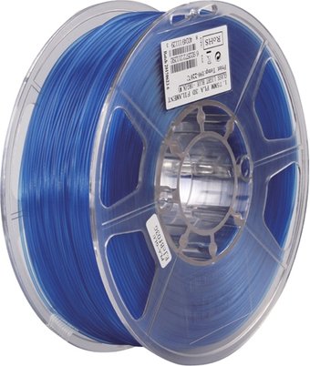 Пластик eSUN PLA 1.75 мм 1000 г (синий полупрозрачный)