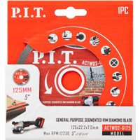 Отрезной диск алмазный  P.I.T. ACTW02-G125
