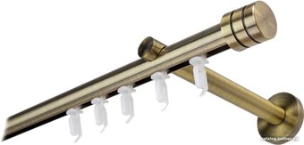 Карниз для штор Lm Decor Цилиндр 19мм 1р (антик, 3.2м)