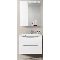  BelBagno Шкаф с зеркалом Marino-SPC-800/750-1A-BL-P-L (bianco lucido)