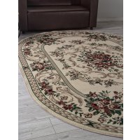 Ковер для жилой комнаты Merinos Colizey D057-OVAL-CREAM (2х3)