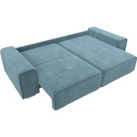 Угловой диван Лига диванов Лига-029 правый 121925 (велюр бирюзовый)