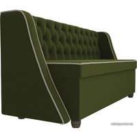 Диван Лига диванов Лофт 104554 (микровельвет, зеленый)