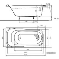 Ванна Kolo Sensa 140x70
