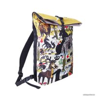 Городской рюкзак Офистон Маркет Животные/Архитектура, двусторонний