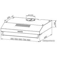 Кухонная вытяжка Evelux Ulla 60 B