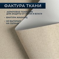Рулонные шторы Franc Gardiner Blackout Dublin 55x160 6530338 (бежевый)