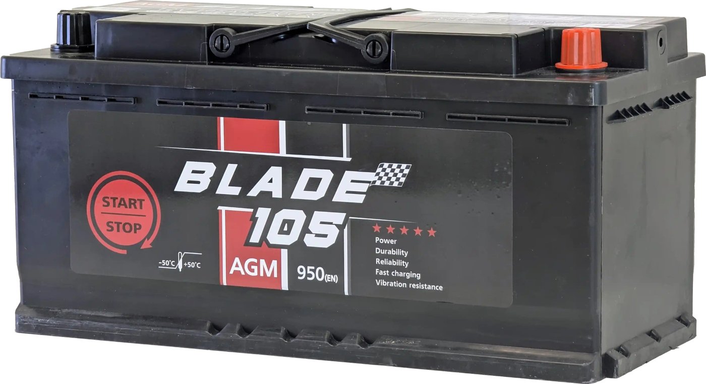 

Автомобильный аккумулятор Blade AGM 105 R+ (105 А·ч)