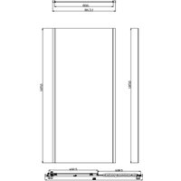 Душевой уголок Omnires Bronx S2050 140+10P 90