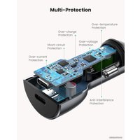 Автомобильное зарядное Ugreen CD213 70594