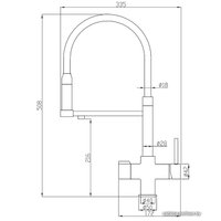 Смеситель ZorG Hammer SH 2003 (сатин)