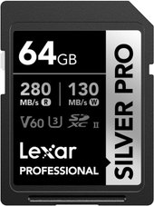 Professional SILVER PRO SDXC LSDSIPR064G-BNNNG 64GB