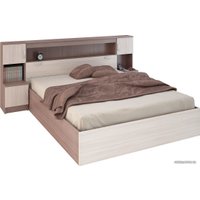 Кровать Стендмебель Бася КР 552 200x160 (ясень шимо светлый/ясень шимо темный)