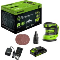 Эксцентриковая шлифмашина Greenworks OS325 3100907CUA (с 1-им АКБ)