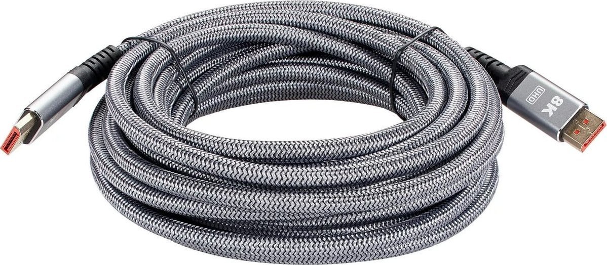 Кабель AOPEN ACG630-7.5 DisplayPort - DisplayPort (7.5 м, серый)