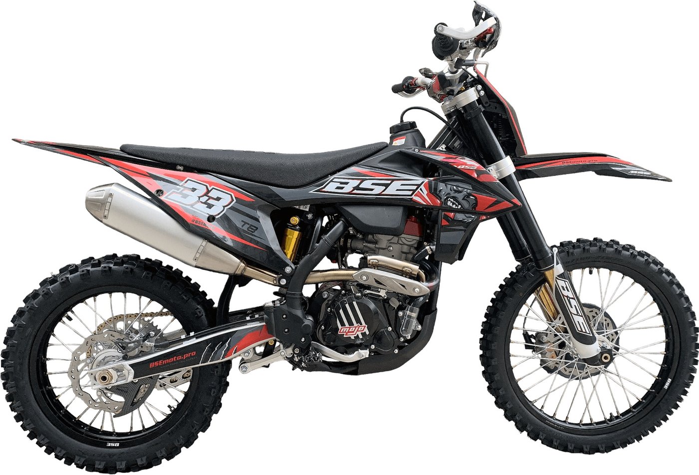 

Мотоцикл BSE T8 Red Bear (красный)