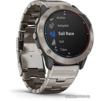 Умные часы Garmin Quatix 6x Solar (титановый)