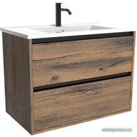  ЗОВ Тумба с умывальником Парма 70 P70LA0MAMC1B-OL70 (аттик)