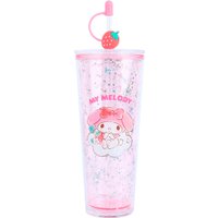 Многоразовый стакан Miniso Sanrio characters Strawberry collection 800мл (розовый/прозрачный)