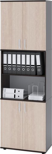 Шкаф распашной Сокол ШУ-42 (венге/беленый дуб)