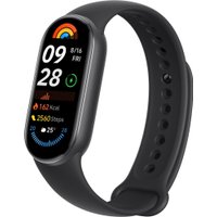 Фитнес-браслет Xiaomi Smart Band 9 (черный, с черным силиконовым ремешком, международная версия)