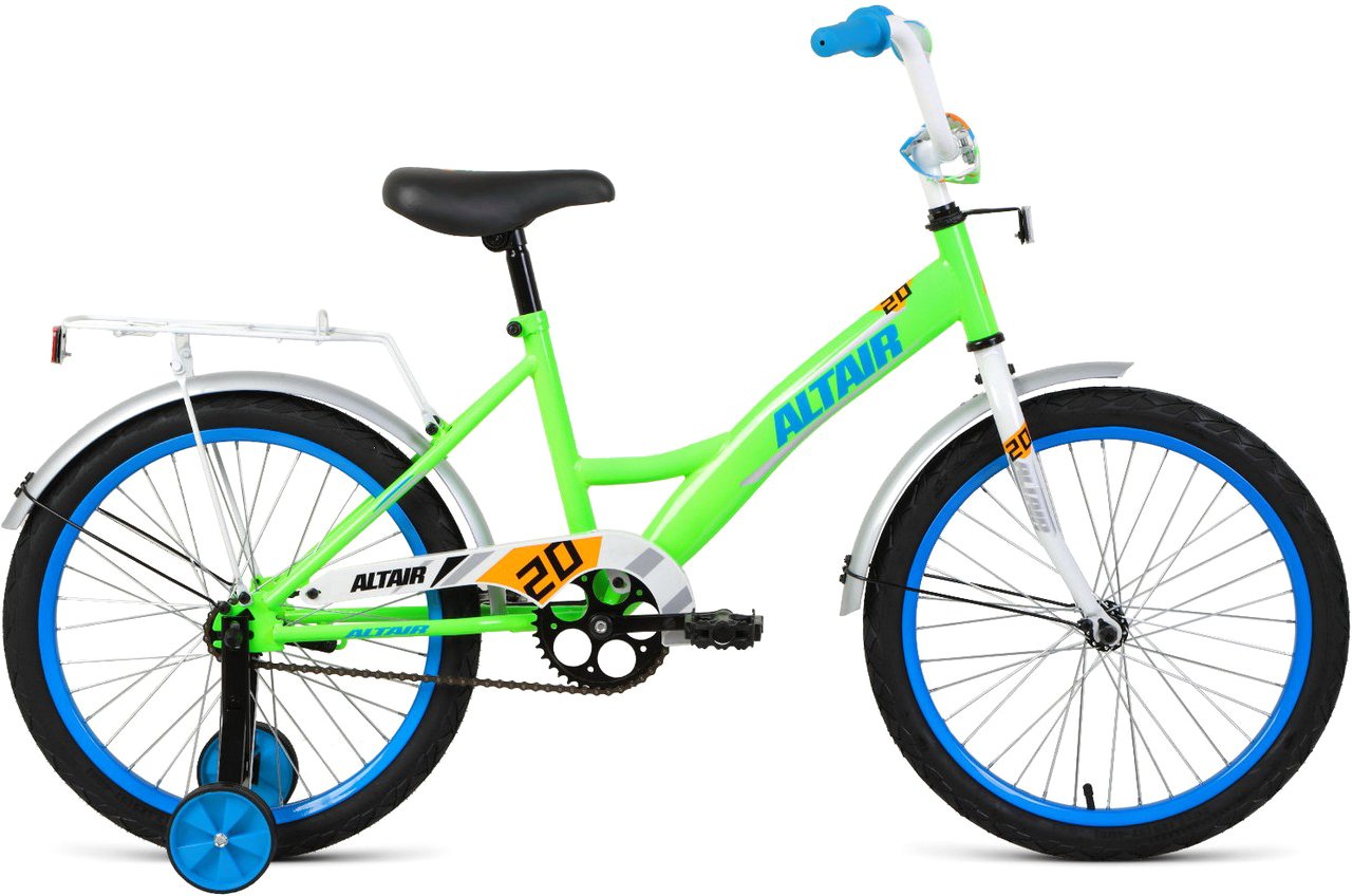 

Детский велосипед Altair Kids 20 2022 (ярко-зеленый/синий)