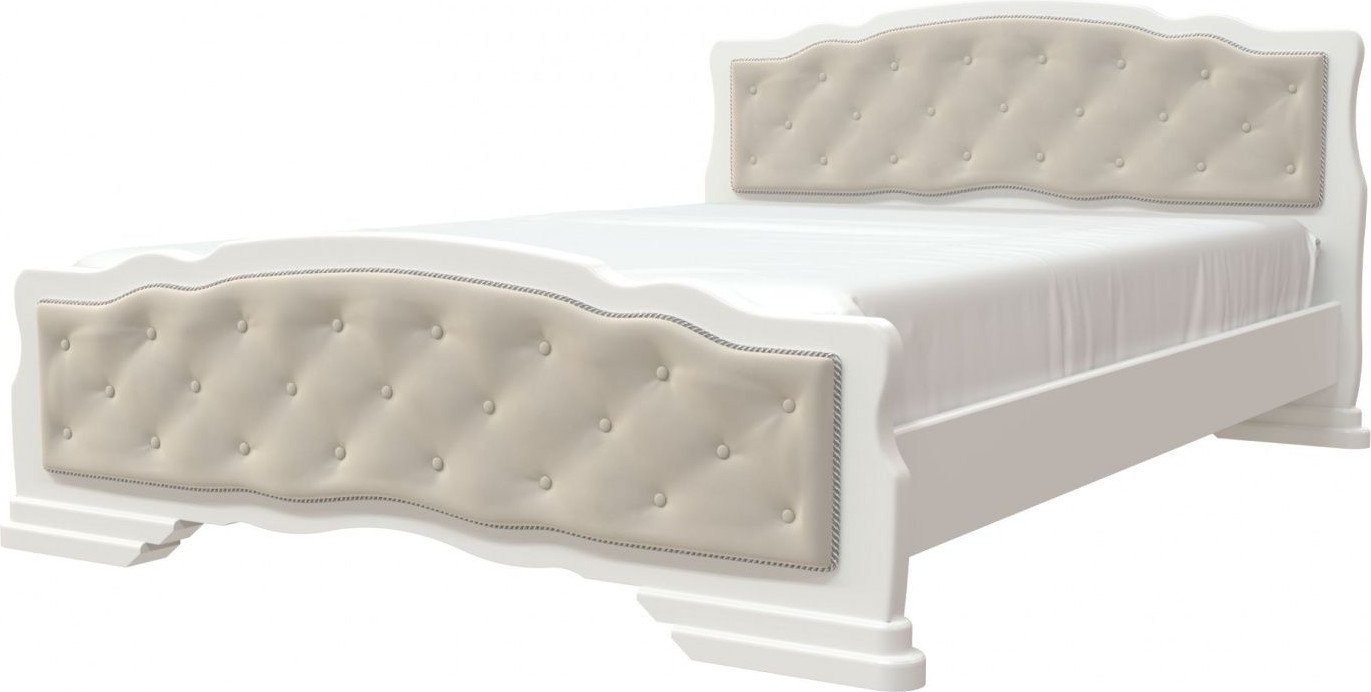 

Кровать Bravo Мебель Карина-10 160х200 (белый античный)