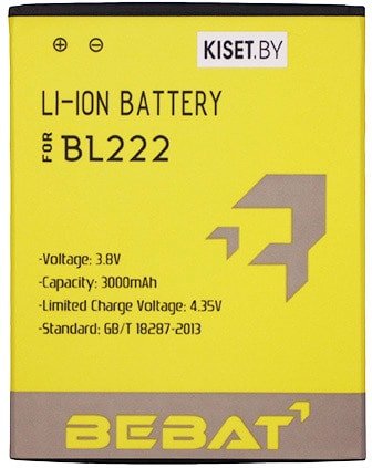 

Аккумулятор для телефона Bebat BL222