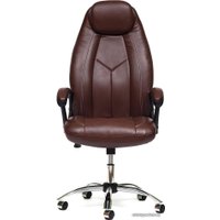 Офисное кресло TetChair Boss (иск. кожа, коричневый )