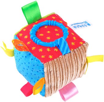 Классическая игрушка Мякиши Кубик с петельками [264]