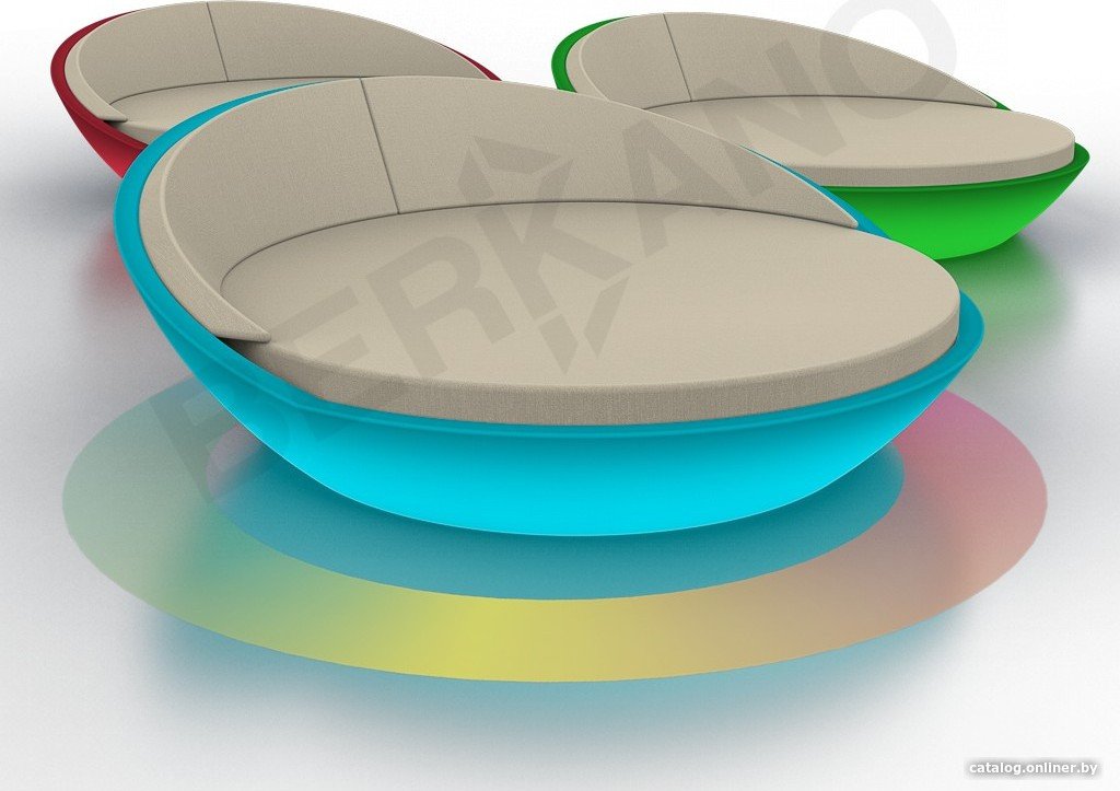 Шезлонг Berkano Светящееся Riviera (белый LED RGB, E27/бежевый)