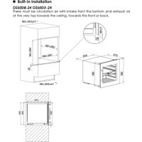 Винный шкаф Temptech OZ60DB-24