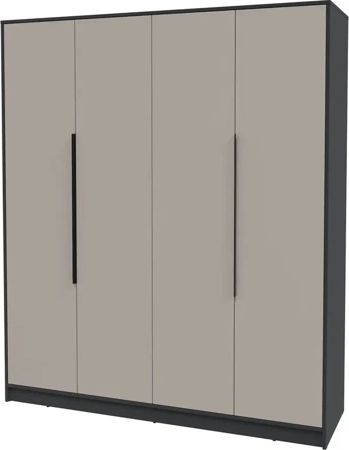 

Шкаф распашной Интерлиния Концепт КТ-Ш4 Глосс (антрацит/луна)