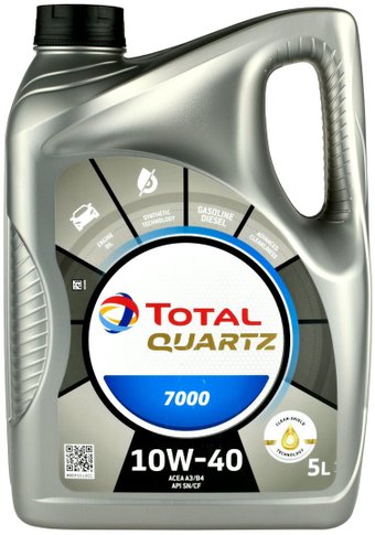 Моторное масло Total Quartz 7000 10W-40 5Л