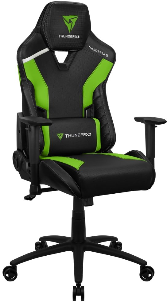 

Игровое (геймерское) кресло ThunderX3 TC3 Neon Green (черный/зеленый)