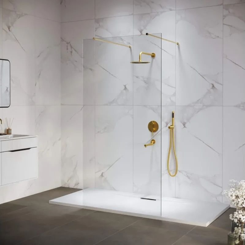 

Душевая стенка RGW WA-016Gb 35101614-16 (золото браш/прозрачное стекло)