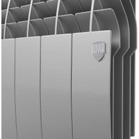 Биметаллический радиатор Royal Thermo BiLiner 500 Silver Satin VR (8 секций)