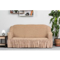 Пледы, покрывала Софатэкс Стандарт КПО 4 с оборкой 00828 (капучино)