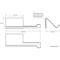 Держатель для туалетной бумаги Bemeta Nivo 101104015