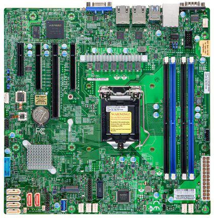 

Материнская плата Supermicro MBD-X12STL-F-B